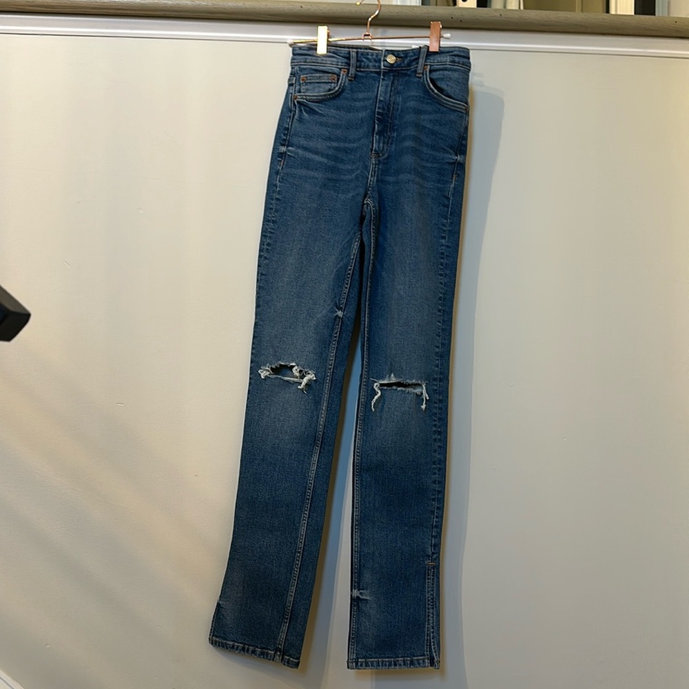 Zara Split Skinny Jean